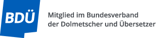 Mitglied im Bundesverband der Dolmetscher und Übersetzer e.V.